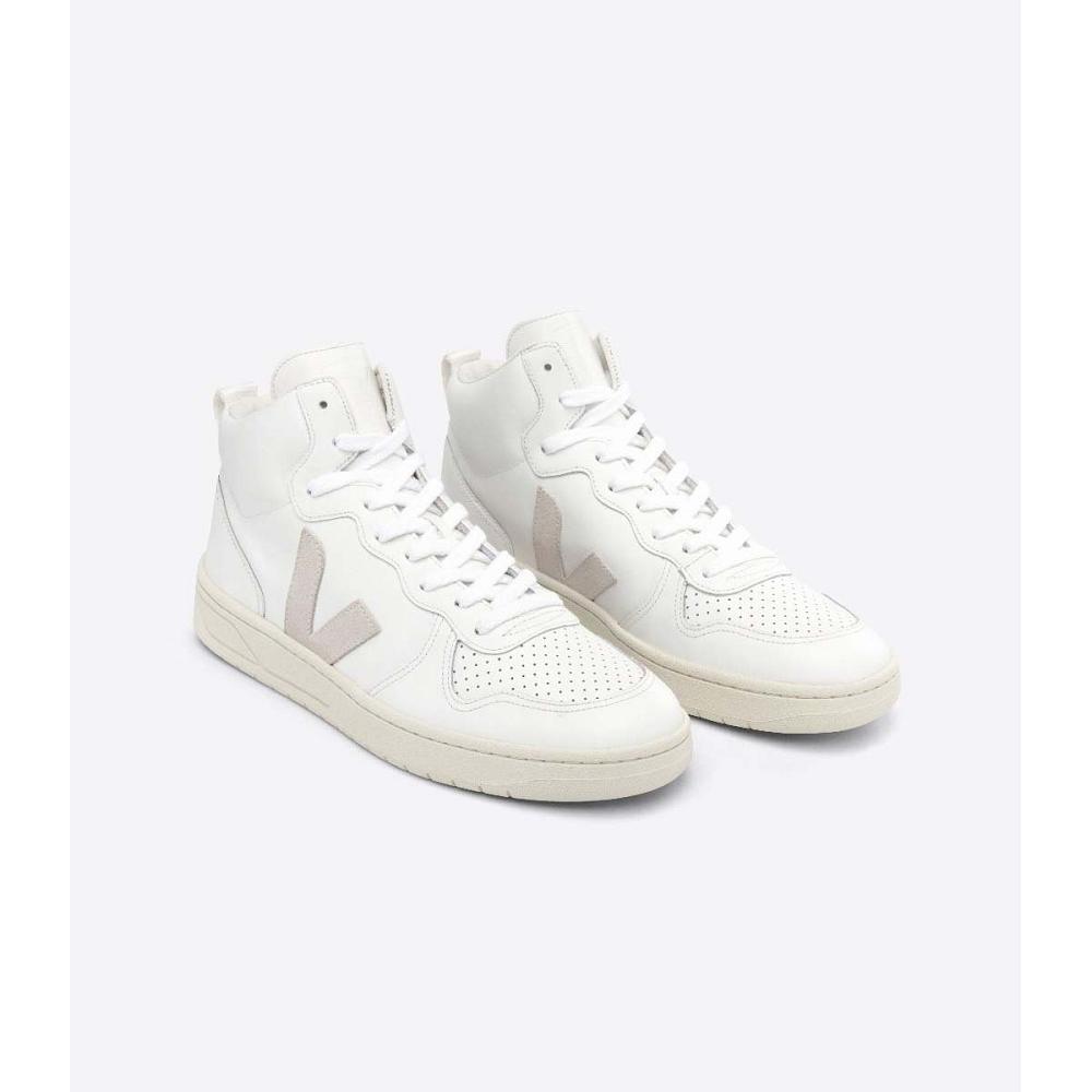 Inalti Dama Veja V-15 LEATHER White/Beige | RO 368OKI